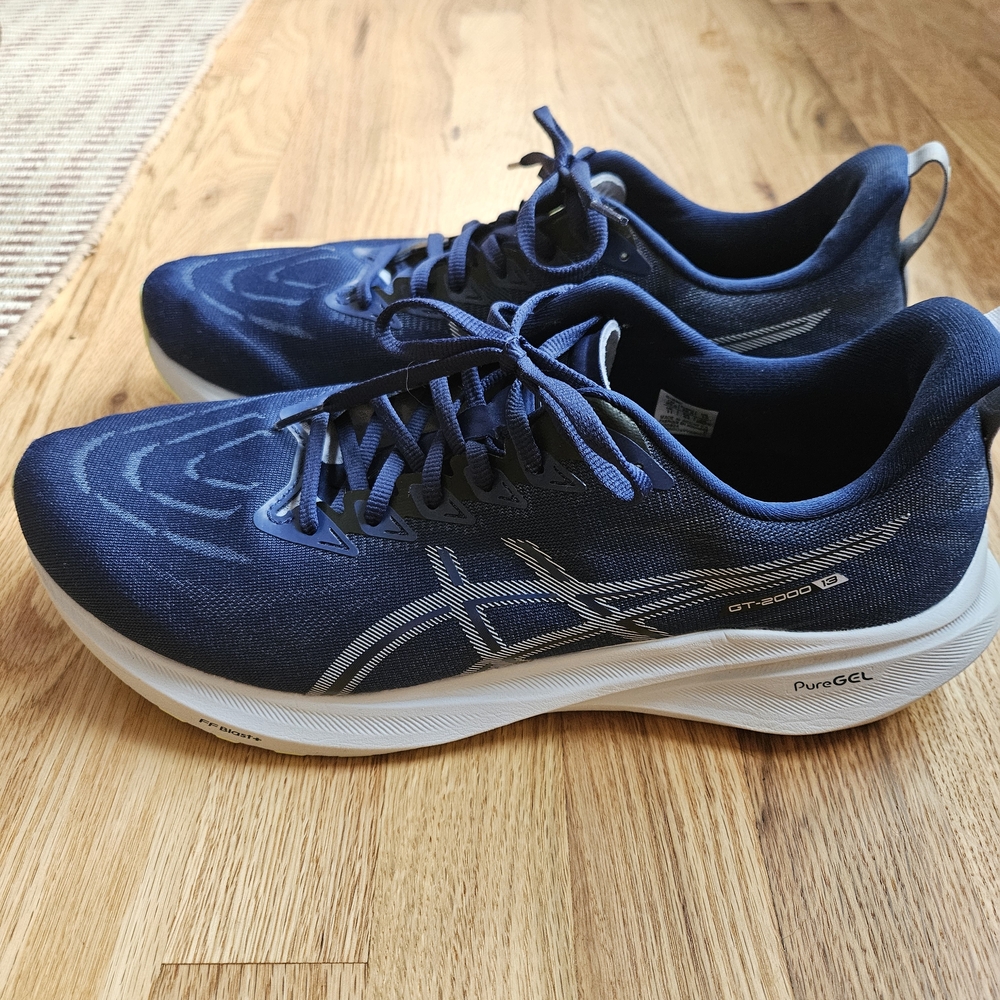 Asics Blue Running Shoes